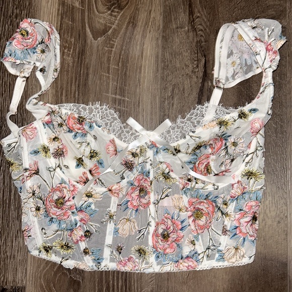 VICTORIA'S SECRET UNLINED BRA TOP CORSET - Picture 2 of 4